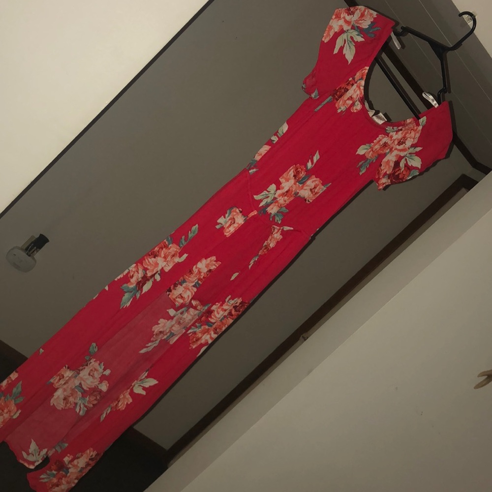 Floral onesie with shorts under the dress - Picture 1 of 3